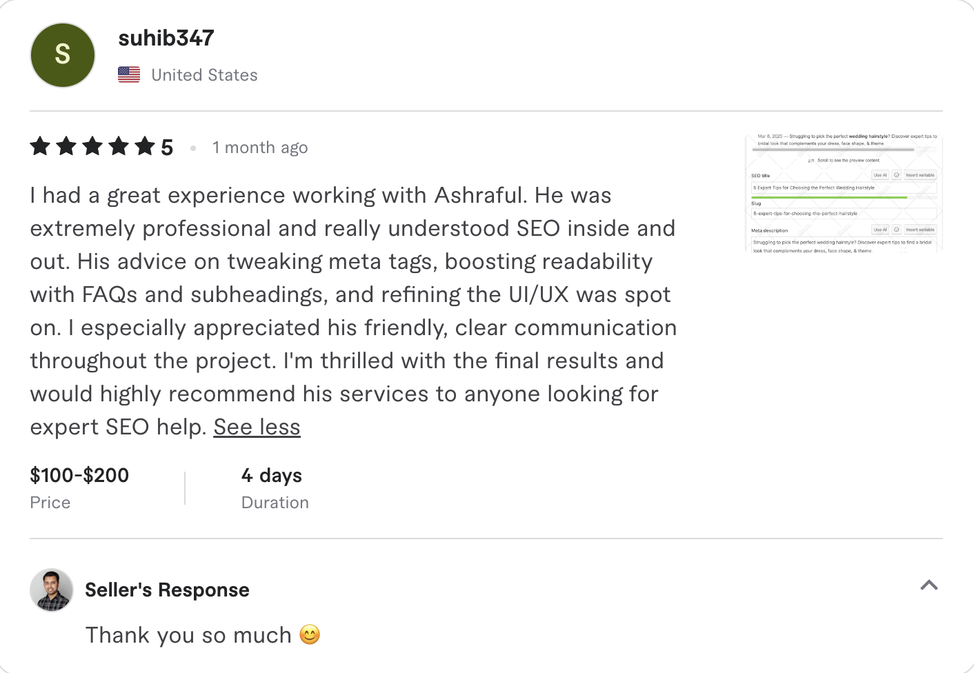 Fiverr review screenshot 01