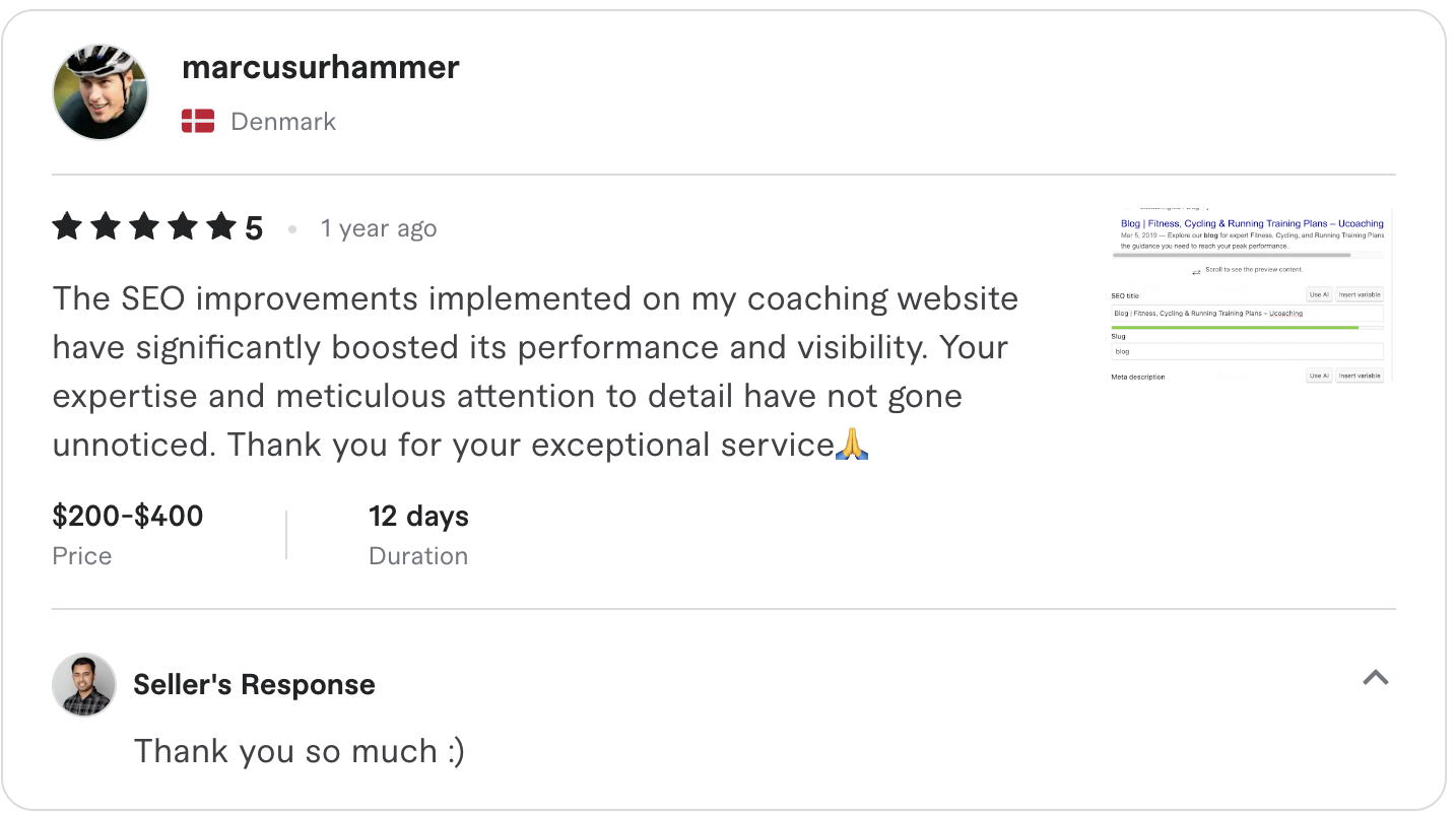 Fiverr review screenshot 12
