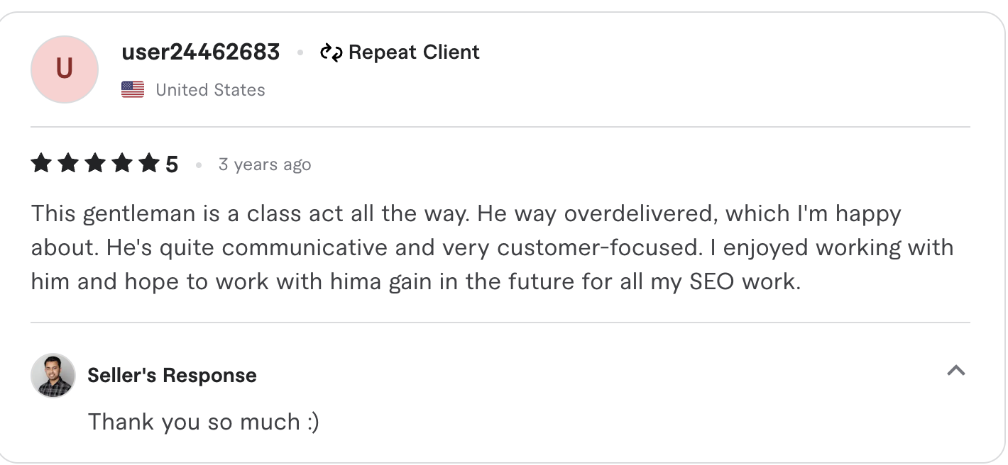 Fiverr review screenshot 34