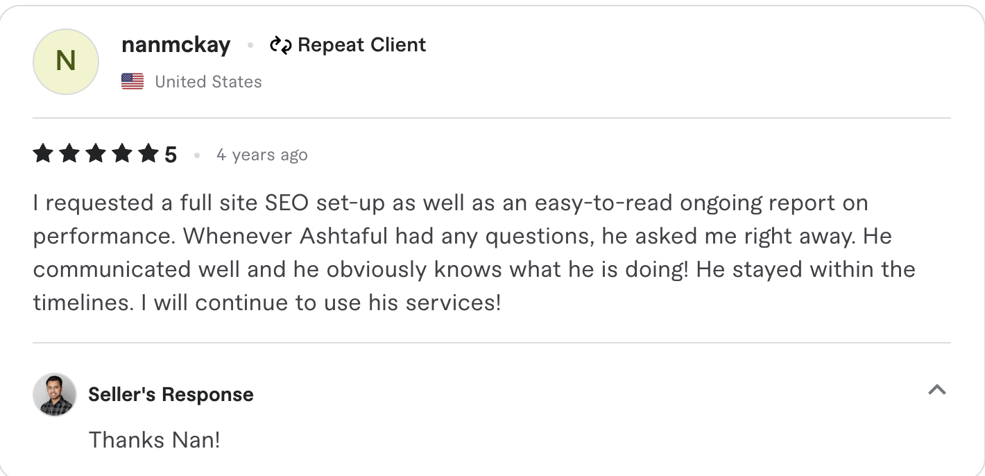 Fiverr review screenshot 39