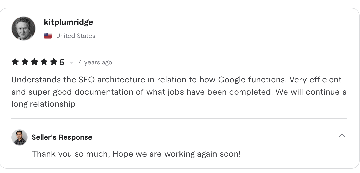 Fiverr review screenshot 40